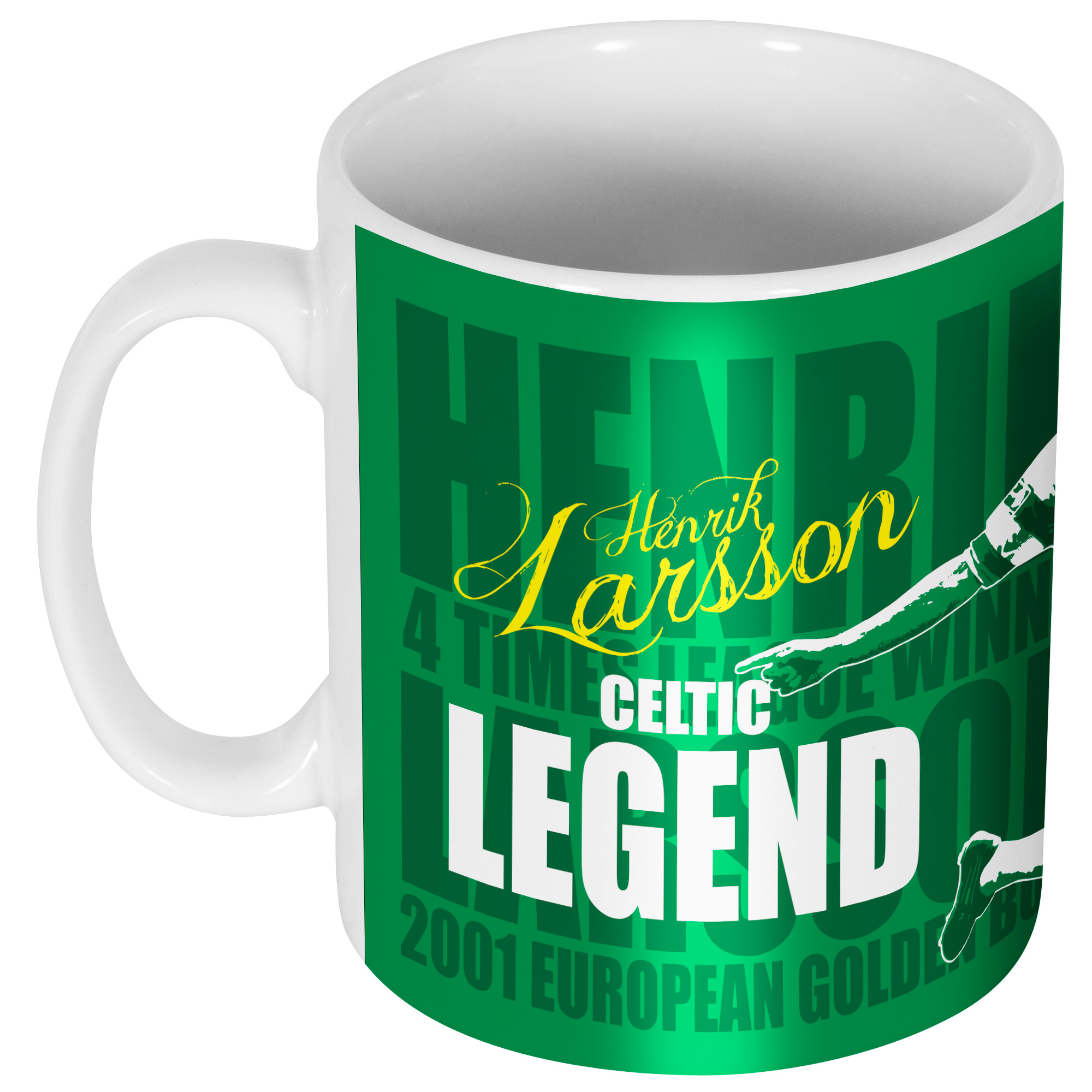 Henrik Larsson Celtic Legend Mok Top Merken Winkel